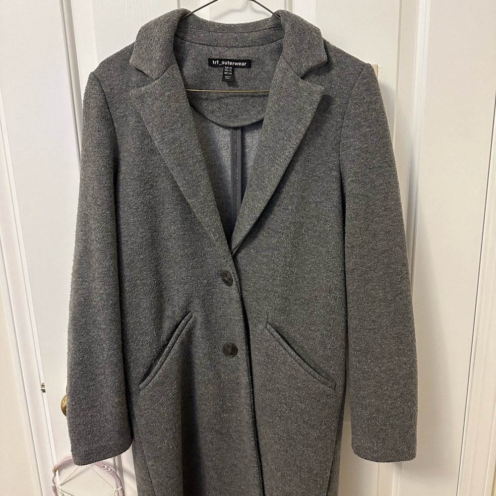 Zara Gray Trench Coat